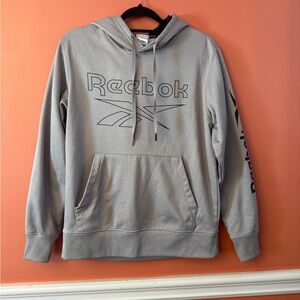 Reebok Gray Men's Hoodie Sweatshirt